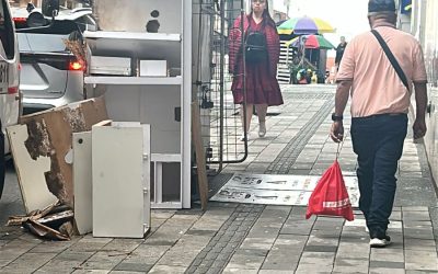 Algunos ciudadanos no aman la ciudad.
