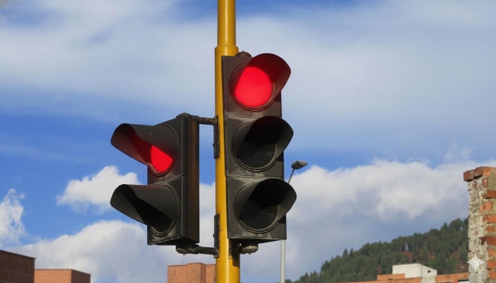 Garrote | Semáforos dañados ponen en riesgo a la comunidad en Calarcá